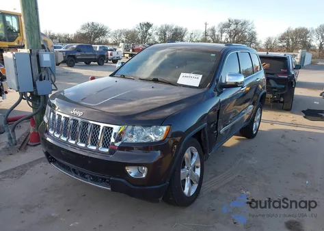 2011 Jeep Grand Cherokee Overland из США, поврежденный, VIN 1J4RR6GG8BC632856